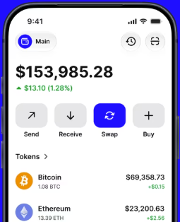 VirtualWallet mobil uygulaması