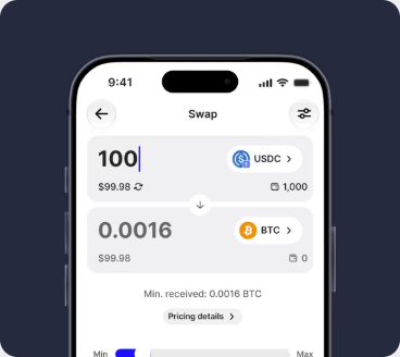 VirtualWallet takas ekranı